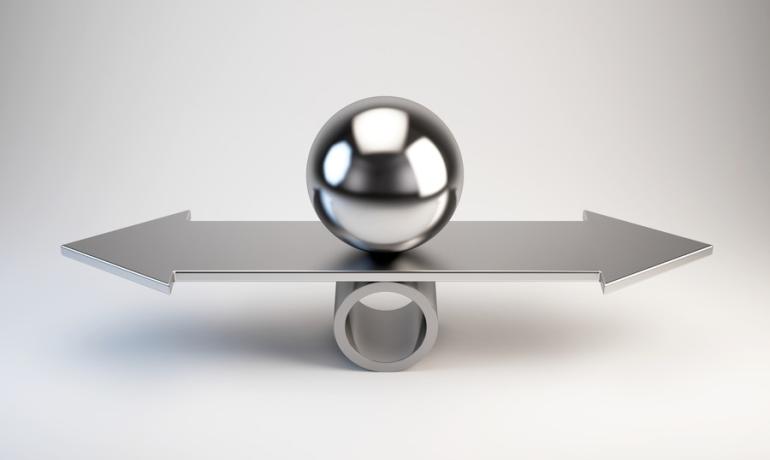 Metal ball balancing